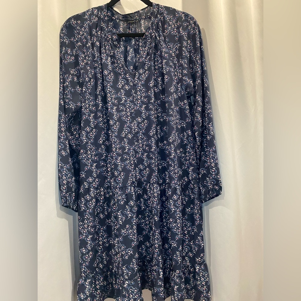 Banana Republic - Floral Navy Shift Dress